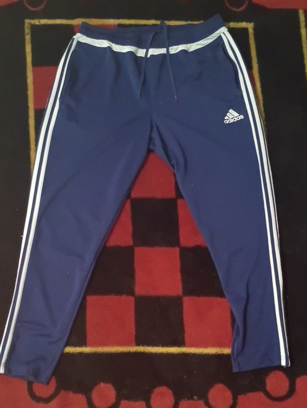adidas Navy Blue joggers (XL)
